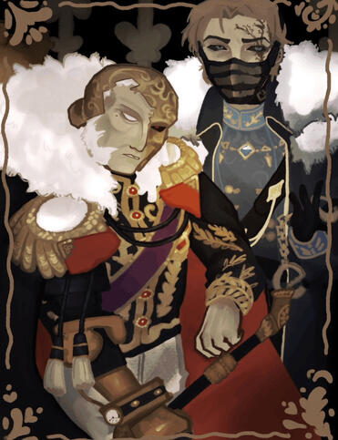 multi person lineless render thigh-up